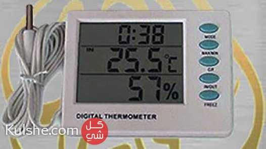 جهاز قياس الحرارة والرطوبة الرقمي بوحدة ذاكرة ... - Image 1