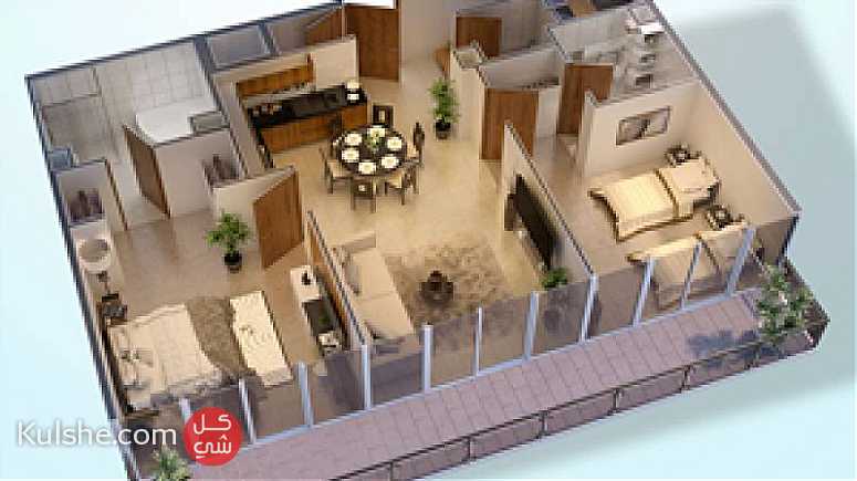 تملك شقة بطابقين في دبي ابتداٌ من 1963000 درهم   بالإضافة لـ 50  خصم على تسجيل عقود ... - صورة 1