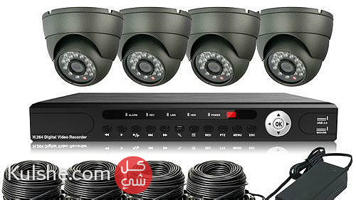 عرض4 كاميرات مراقبة   جهاز تسجيل ارخص الاسعار ... - Image 1