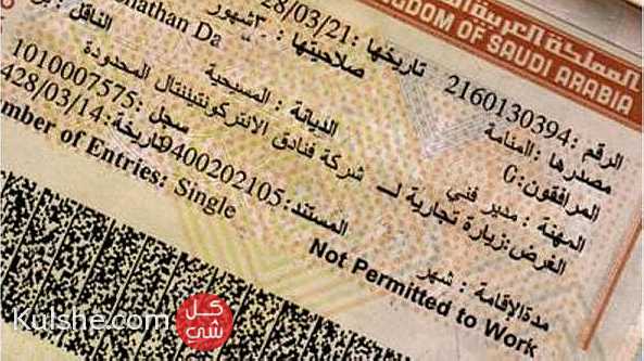 visa travel  for Saudi Arabia 3 months ... - صورة 1