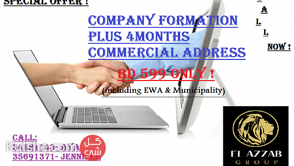 Company Formation Plus 4 Months Commercial address ... - Image 1