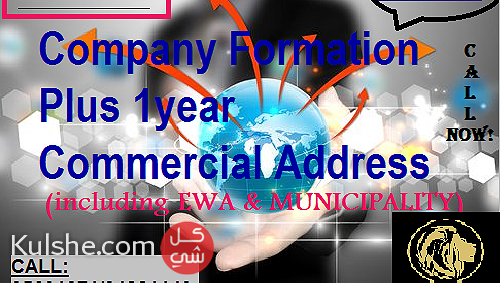 Company Formation plus 1year commercial address ... - Image 1