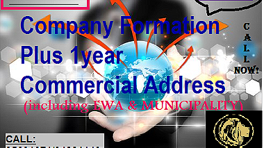 Company Formation plus 1year commercial address ...