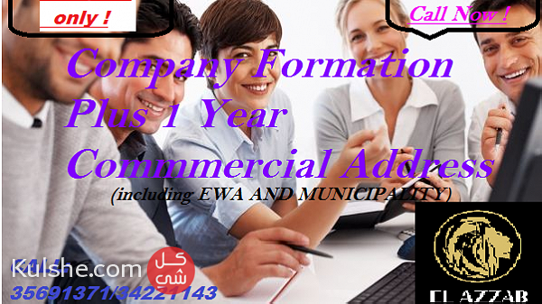 Company Formation plus 1 year Commercial Address ... - Image 1