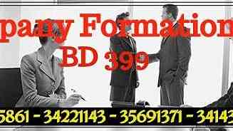 Company Formation for 399 BD only ...