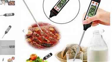 جهاز لقياس درجة حرارة الطعام والسوائل والمشويات Meat Thermometer Kitchen Digital Cooking Food Probe