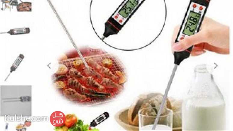 جهاز لقياس درجة حرارة الطعام والسوائل والمشويات Meat Thermometer Kitchen Digital Cooking Food Probe - صورة 1
