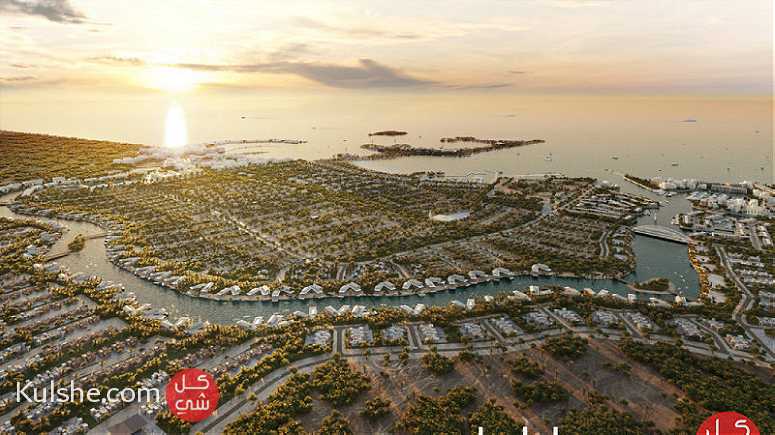 أرض للبيع علي البحر في ابو ظبي  بالغنتوت بالتقسيط علي  9 سنوات - صورة 1