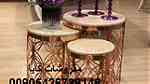 طاولات وسط و طاولات قهوة معدنية ليزر - صورة 2