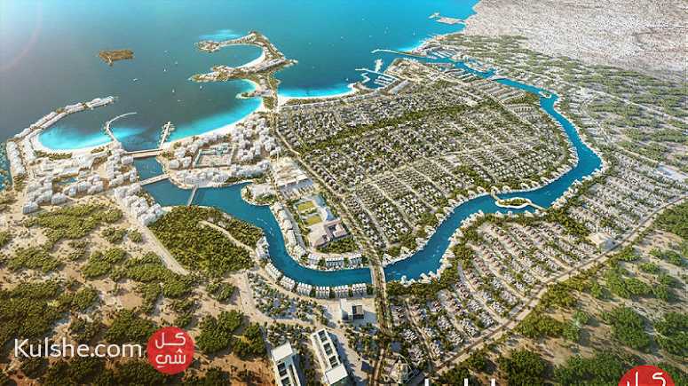أرض للبيع علي البحر مباشرة في ابو ظبي  بالتقسيط علي  7 سنوات - صورة 1