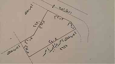 للبيع أرض في مدينة حمد الدوار السابع في اتجاه الهايويه المساحة 633,4 مترمرب