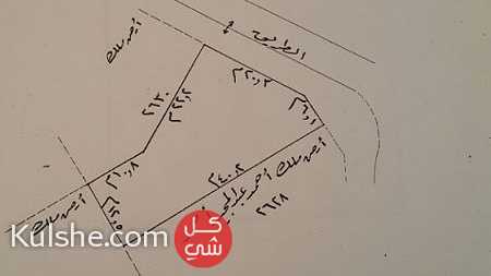 للبيع أرض في مدينة حمد الدوار السابع في اتجاه الهايويه المساحة 633,4 مترمرب - صورة 1