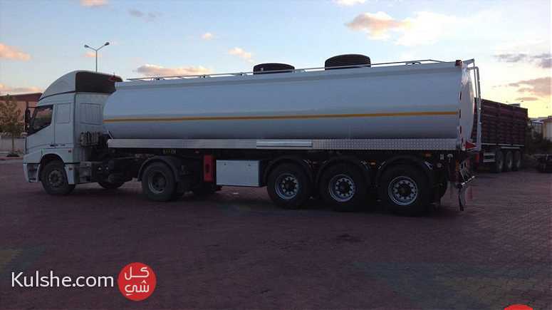 عربة الصهريج لنقل الوقود ومواد التشحيم، fuel tank trailer - Image 1