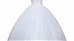 فستان زفاف مطرز بالؤلؤ مستورد جديد Strapless Pearls White Princess Wedding - Image 8