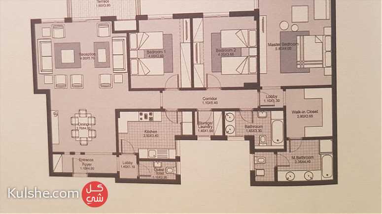 شقة للبيع بكمبوند كورتيارد ويستاون سوديك الشيخ زايد بسعر مميز 208 متر - Image 1