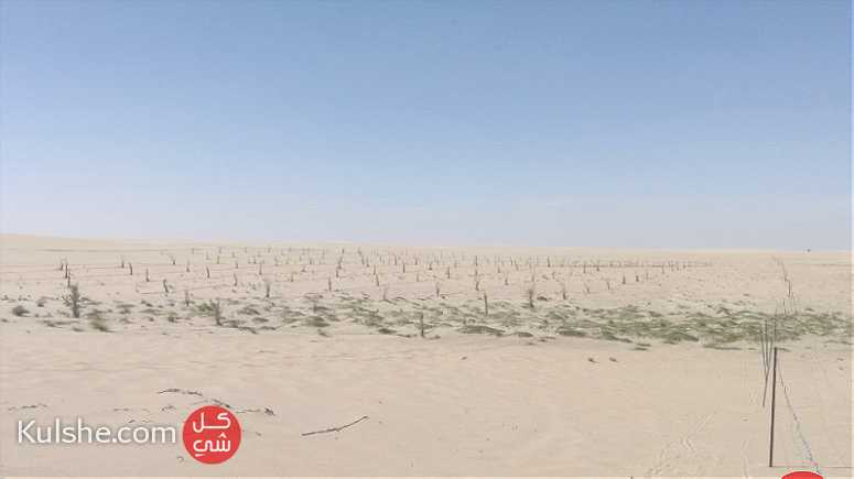 للبيع مزرعة بمخطط غرب المطار بمساحة 200 الف متر مربع - Image 1