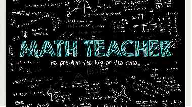 مدرس رياضيات Math teacher