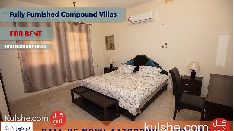 SEMI OR FULLY FURNISHED 3 BEDROOM VILLAS AT ABU HAMOUR - FOR RENT - صورة 1