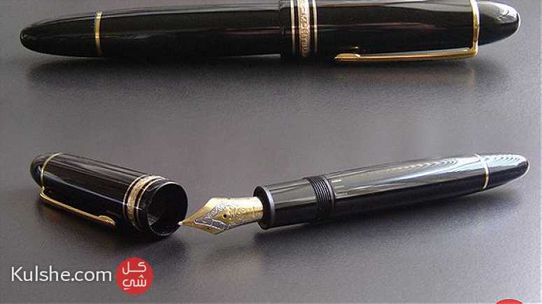 قلم مونت بلانك أسود حبر جديد - صورة 1