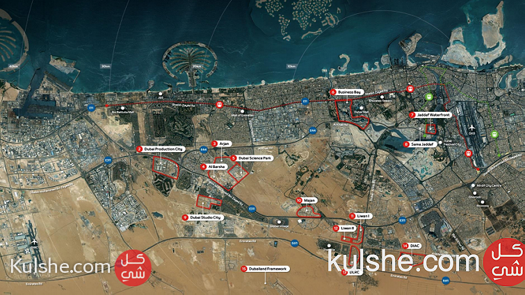 ارض للبيع في دبي- مدينة دبي الصناعية - Image 1