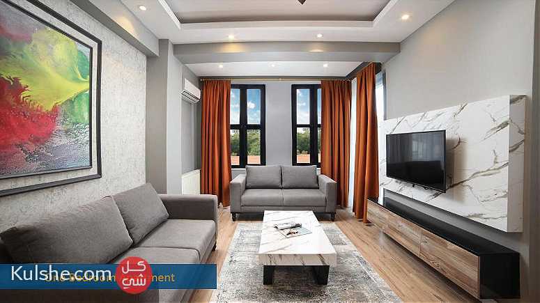 شقة للايجار اليومي والشهري في ميدان تقسيم اسطنبول غرفة نوم مع صالة - Image 1