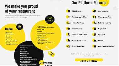 نظام برمجي للمطاعم و كل الخدمات البرمجية للمطاعم
