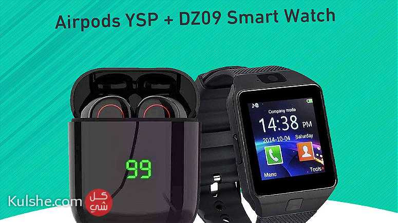 DZ09 Smart Watch    Airpods YSP - Image 1