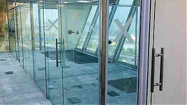 office glass partition (low height)