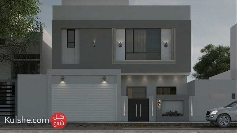 Brand new Villa for sale in muqshaa بيت للبيع بالمقشع خلف برجر لاند مناسب لطلبات السكن الاجتماعي - صورة 1