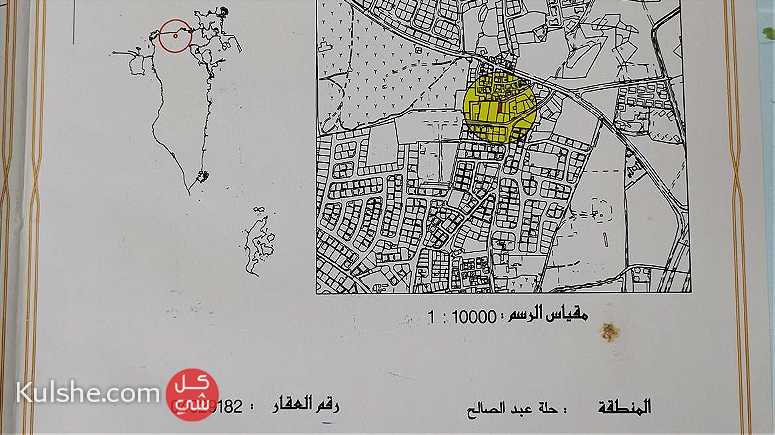 للبيع أرض في حلة عبدالصالح قريبة من محطة بترول جواد - صورة 1