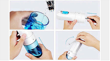 جهاز تنظيف الأسنان بالماء تعمل بالشحن ORAL IRRIGATOR Convenient Elect