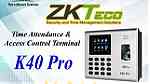جهاز حضور وانصراف ماركة ZK Teco  موديل K40 Pro - صورة 1