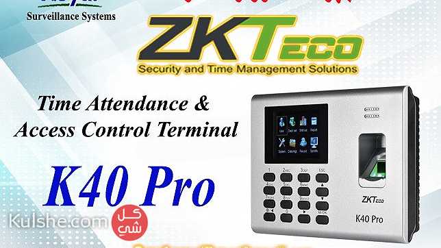 جهاز حضور وانصراف ماركة ZK Teco  موديل K40 Pro - صورة 1
