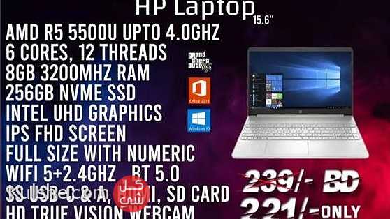 HP Laptop 15.6 new - صورة 1