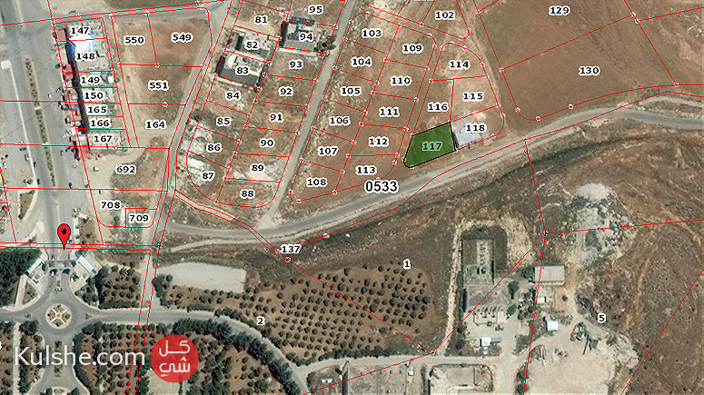 ارض للبيع بجانب جامعة مؤتة الباب الشمالي (قابل للتفاوض) - Image 1