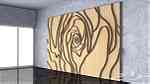 جدارن ثلاثية الابعاد بالخشب يمكن اختيار اي تصميم او شكل حسب الطلب - صورة 5