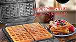 حلوى الوافل اعداد حلويات منزلية  Waffle Maker حلوى الوافلز ماكينات - صورة 1