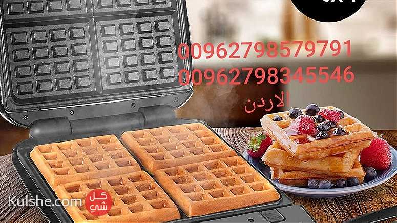 حلوى الوافل اعداد حلويات منزلية  Waffle Maker حلوى الوافلز ماكينات - Image 1