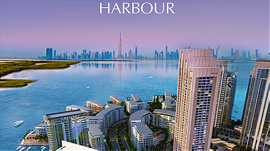 شقة ثلاث غرف للبيع فاخرة بخور دبي فقط 6 دقاءق عن برج خليفة