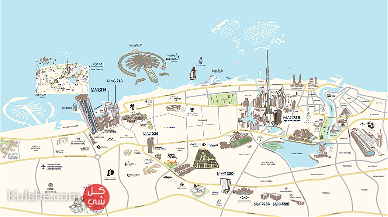 اراضي سكنية تجارية في دبي - صورة 1