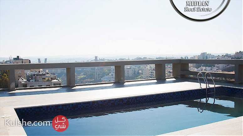شقة أرضية دوبلكس للبيع جبل عمان مساحة 370م مع ترس 80م تشطيبات فاخرة - Image 1