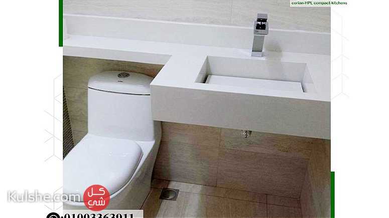 وحدات حمامات كوريان رخام صناعى - Image 1