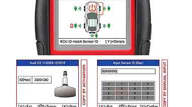جهاز فحص وبرمجة سنسرات ضغط الإطارات AUTEL MAXITPMS TS508