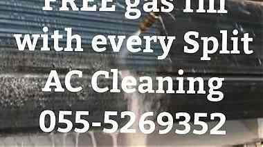 ac clean repair 055-5269352 ajman sharjah split maintenance
