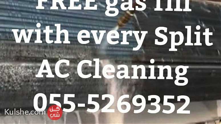 ac clean repair 055-5269352 ajman sharjah split maintenance - Image 1
