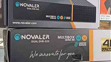 رسيفر نوفالير الاصدار الجديد NOVALER Multibox 4K SE