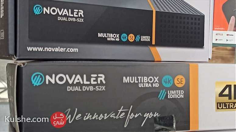رسيفر نوفالير الاصدار الجديد NOVALER Multibox 4K SE - صورة 1