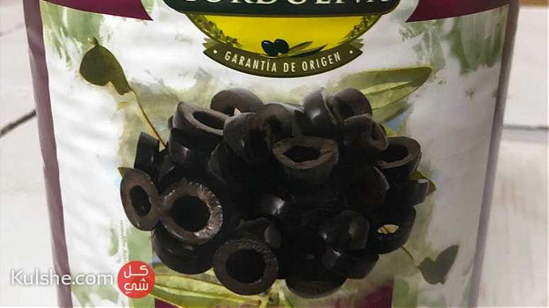 زيتون أسود شرائح Sliced Black Olives - صورة 1
