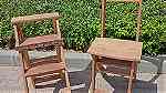 سلم خشب زان 3 أو 4 درجات قابل للتحويل إلى كرسي من كولدير01013518080 - صورة 5