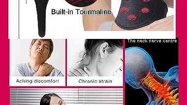 التورمالين العلاج المغناطيسي مشدات الرقبة الطبية التخلص من ألم رقبتك